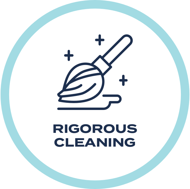 Please know that all high-touch surfaces at our venue will undergo routine cleaning and thorough sanitation.